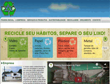 Tablet Screenshot of pepreciclagem.com